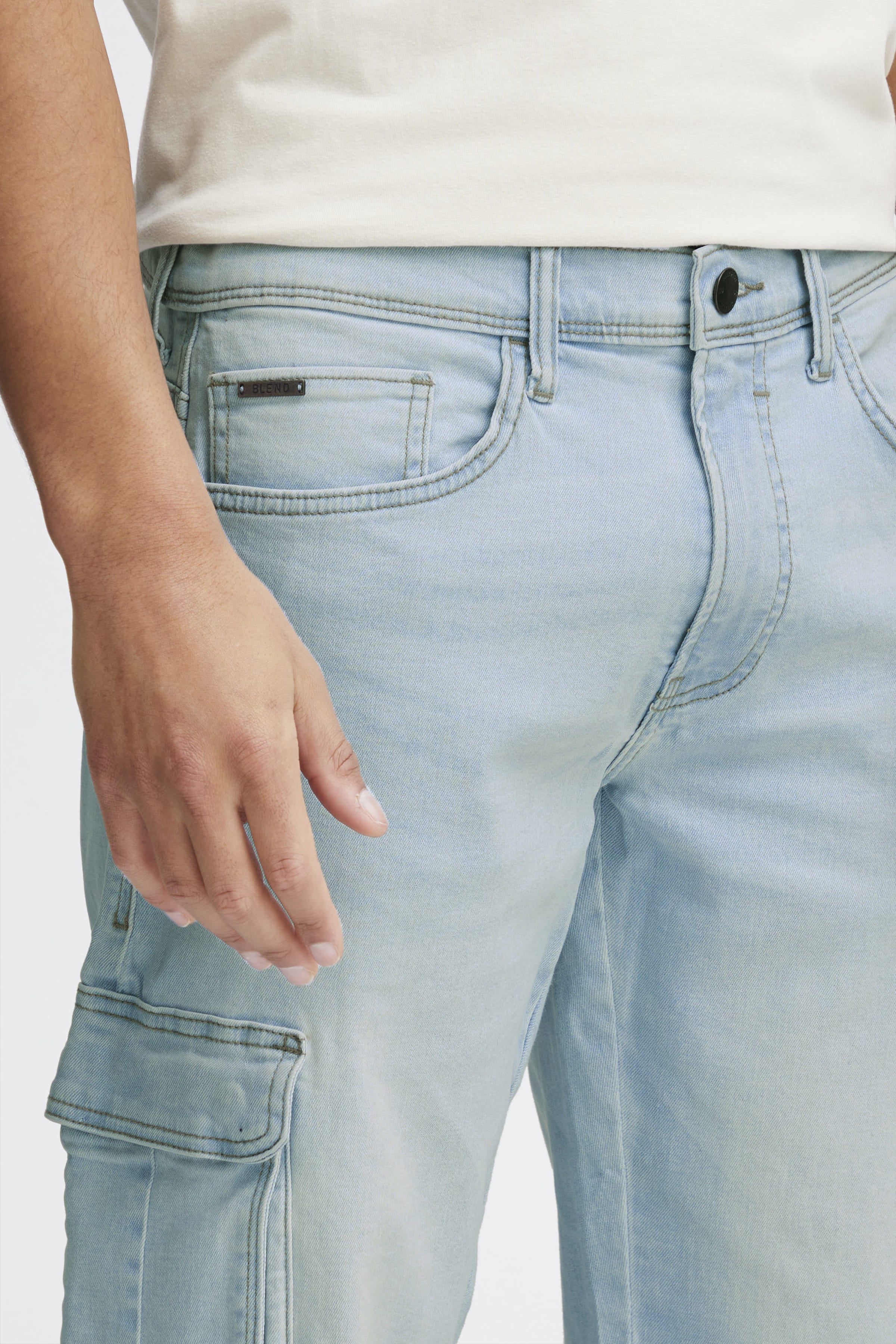 BLEND Twister Cargo Shorts - Seafoam Horizon - 20713329.200290 von Blend