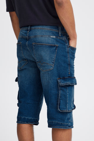 BLEND Twister Cargo Shorts - Harbor Indigo Blue - 20713329.200291