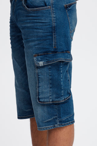 BLEND Twister Cargo Shorts - Harbor Indigo Blue - 20713329.200291