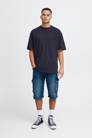 BLEND Twister Cargo Shorts - Harbor Indigo Blue - 20713329.200291