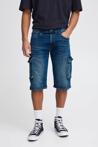 BLEND Twister Cargo Shorts - Harbor Indigo Blue - 20713329.200291