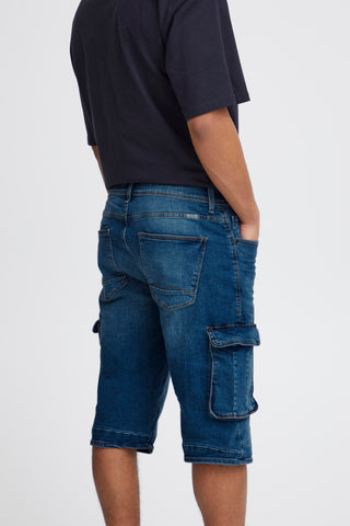 BLEND Twister Cargo Shorts - Harbor Indigo Blue - 20713329.200291