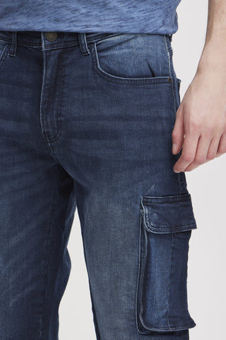 BLEND Twister Cargo Shorts - Midnight Indigo Drift - 20713329.200292