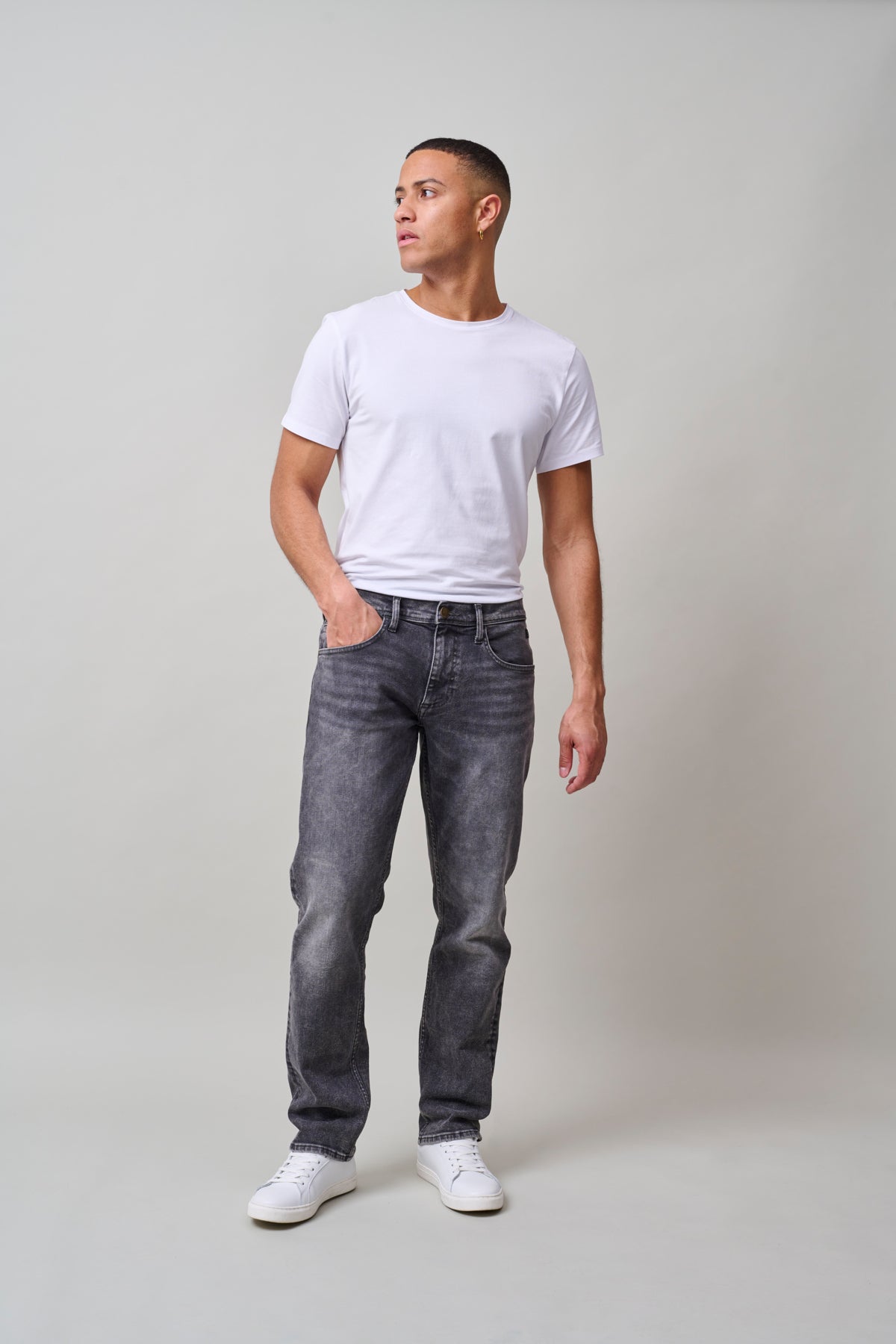 BLEND Blizzard Five Pocket - Stormy Charcoal Gray - 20714216.200296 von Blend