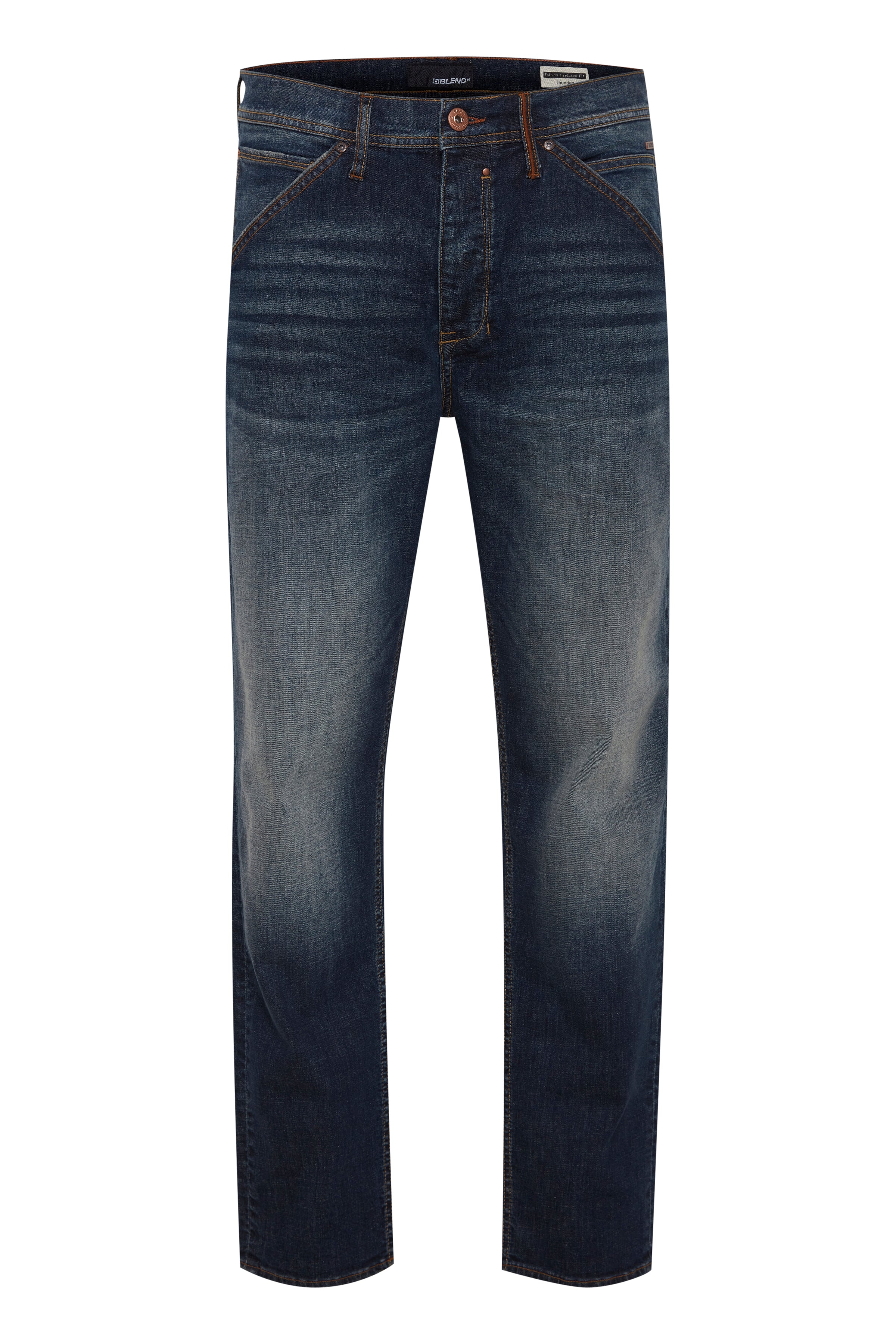 BLEND Thunder Jeans - Indigo Ripple Blue - 20714982.200292