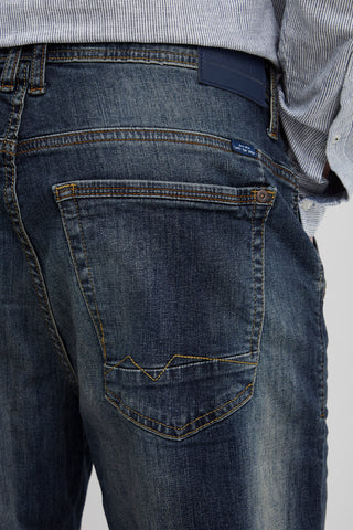 BLEND Thunder Jeans - Indigo Ripple Blue - 20714982.200292