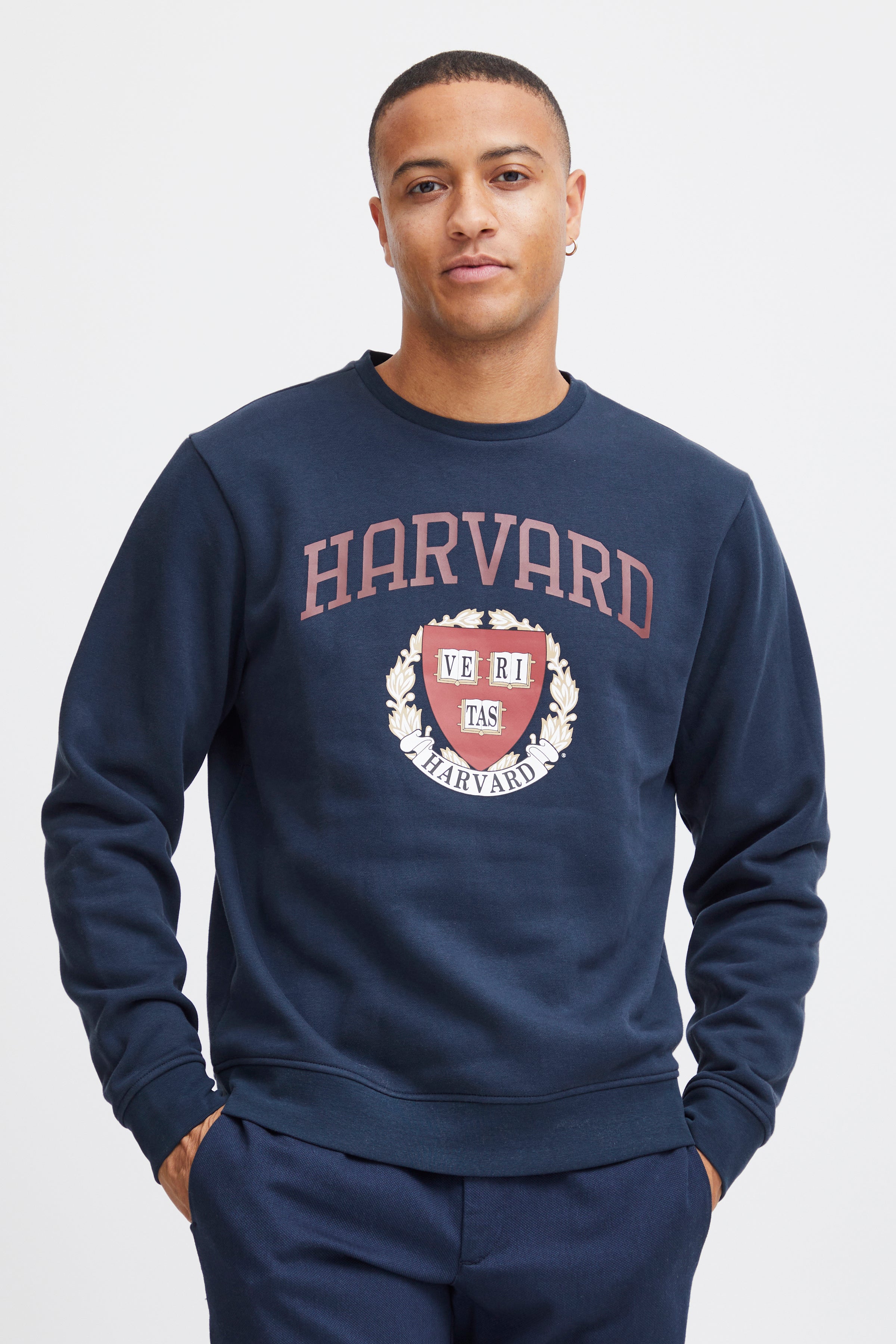 BLEND HARVARD Sweatshirt Pullover Rundhals - Midnight Crest - 20716638194024 von Blend