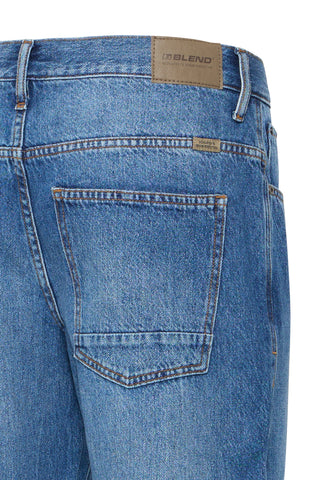 BLEND Flake Baggy Jeans - Riviera Wash Blue - 20718503.200291