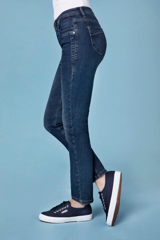 BLUE FIRE Nancy Slim-Fit Jeans - Deep Twilight Blue - 1001.241