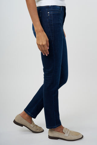 BLUE FIRE Nancy Slim Fit Jeans - Deep Midnight Indigo - 1001.4143
