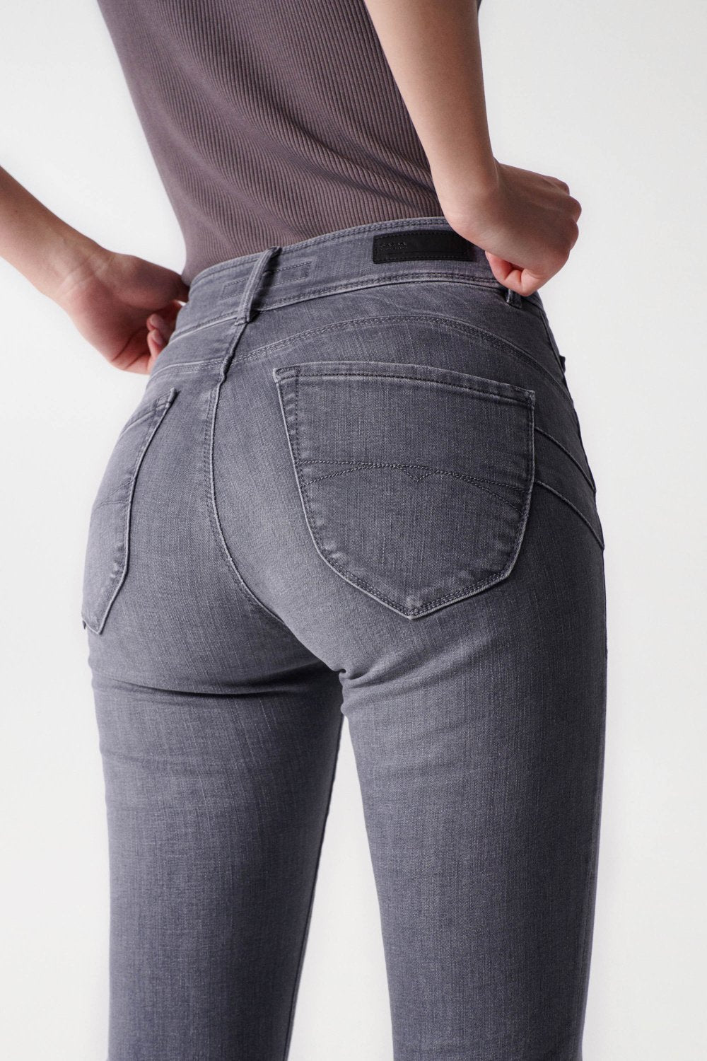 SALSA Secret Push In Jeans - Stonewashed Storm Grey - 125695.3000