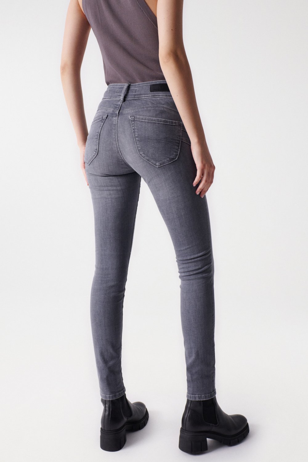 SALSA Secret Push In Jeans - Stonewashed Storm Grey - 125695.3000 von Salsa