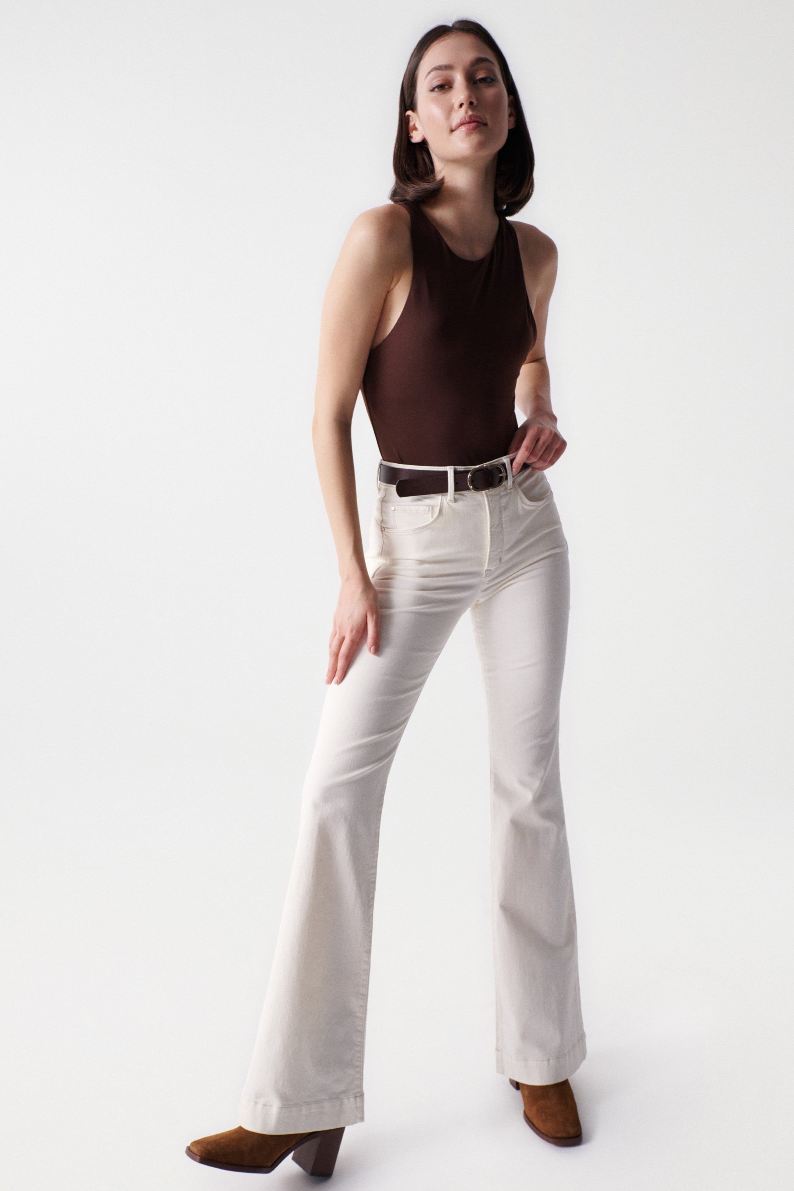 SALSA Faith Push In Flare - Pearl Milk White - 21004233.010 von Salsa