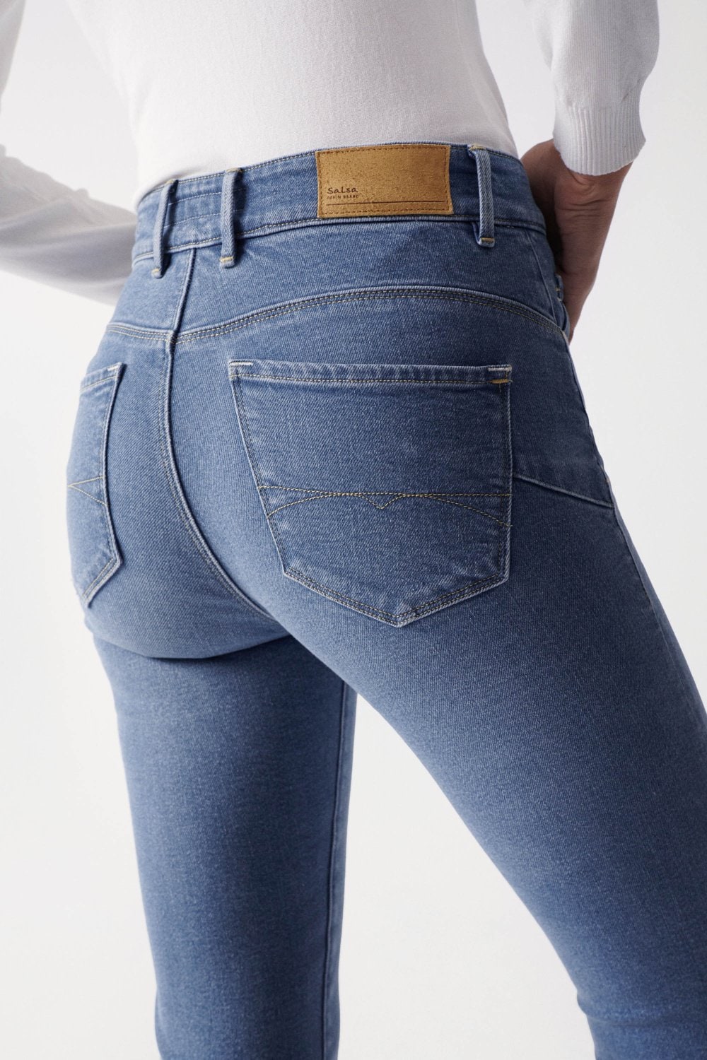 SALSA Secret Push In Jeans - Harbor Mist Blue - 127257.8503