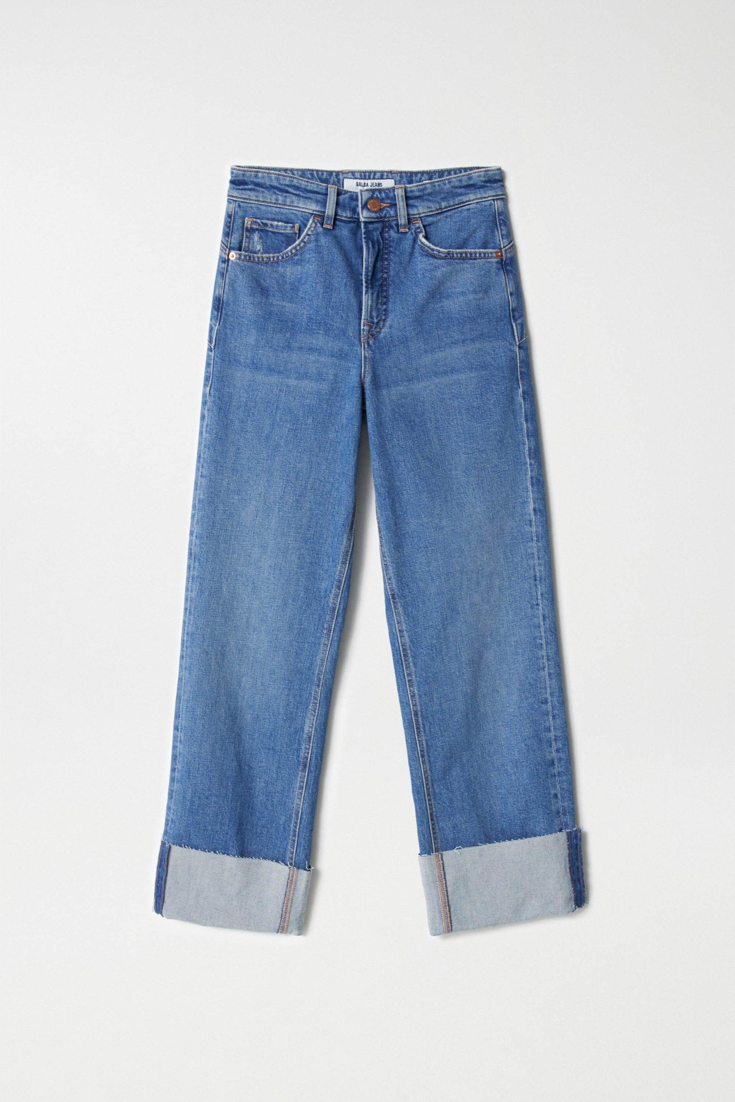 SALSA Faith Push In Jeans - Skywashed Harbor Blue - 21008067.852 von Salsa