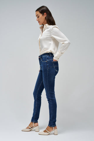 SALSA Faith Push In Jeans - Indigo Afterglow - 21008438.852