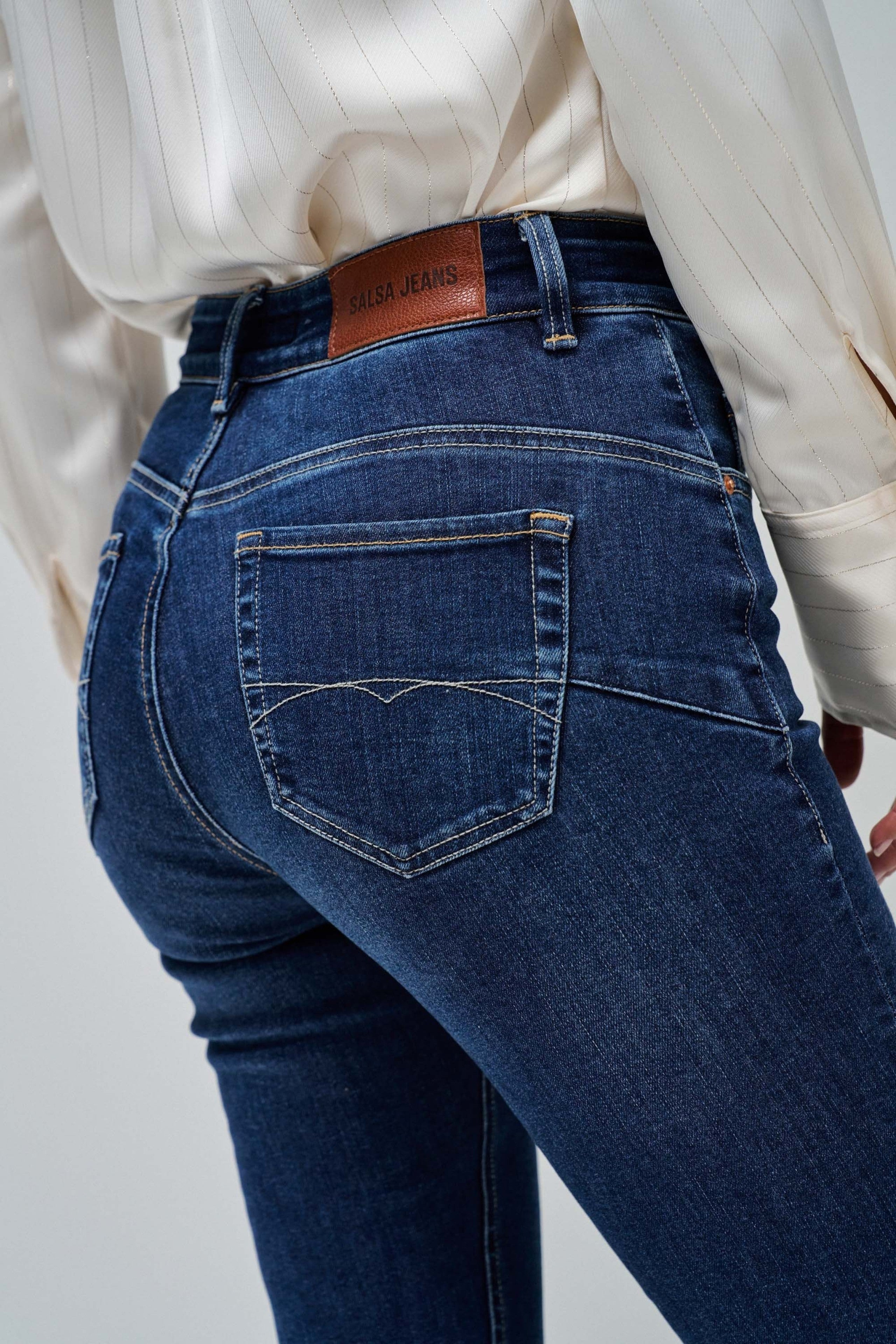 SALSA Faith Push In Jeans - Indigo Afterglow - 21008438.852 von Salsa