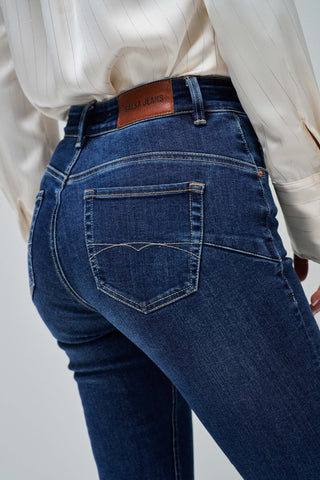 SALSA Faith Push In Jeans - Indigo Afterglow - 21008438.852