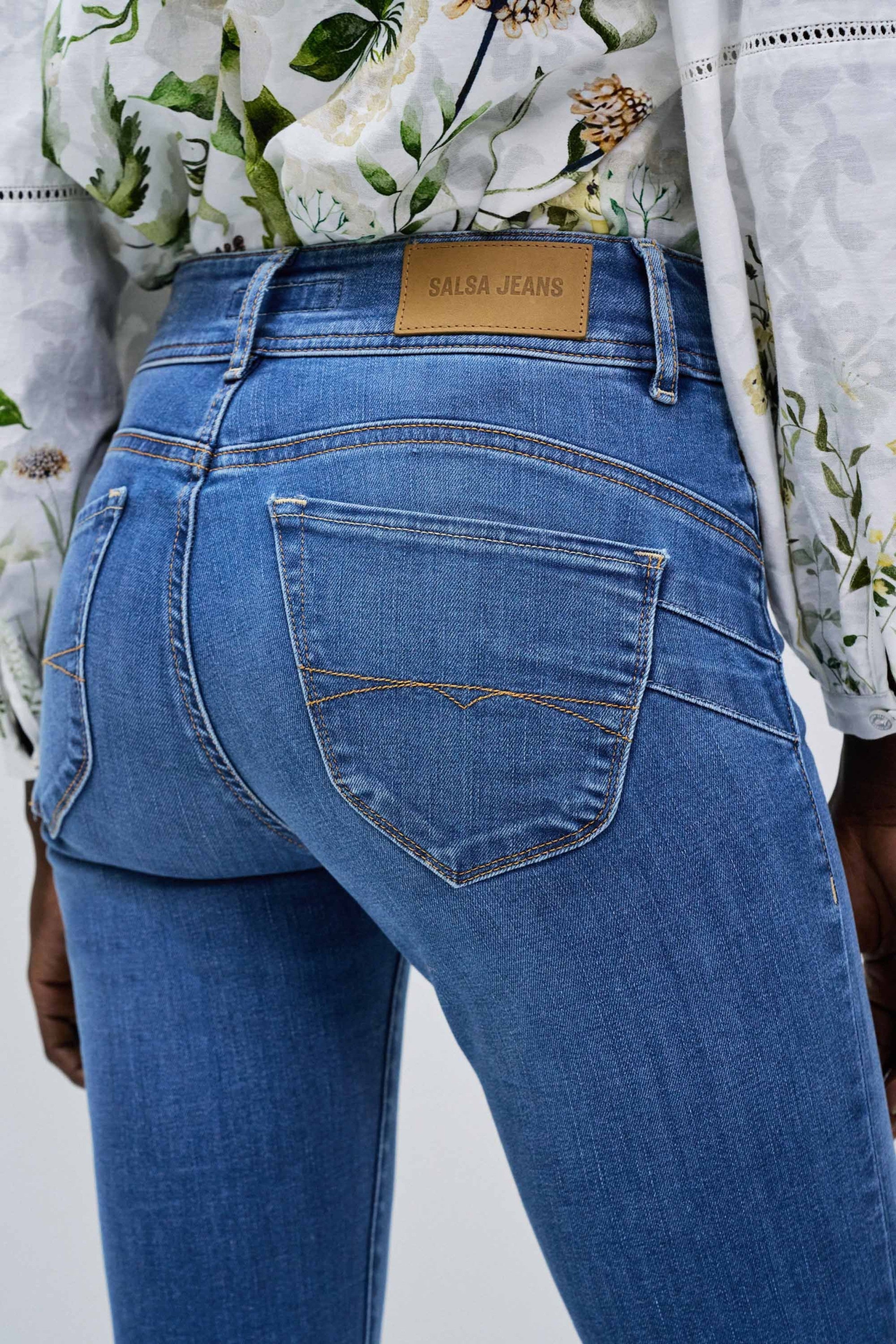 SALSA Secret Push In Jeans - Ocean Mist Blue - 21009760.852 von Salsa