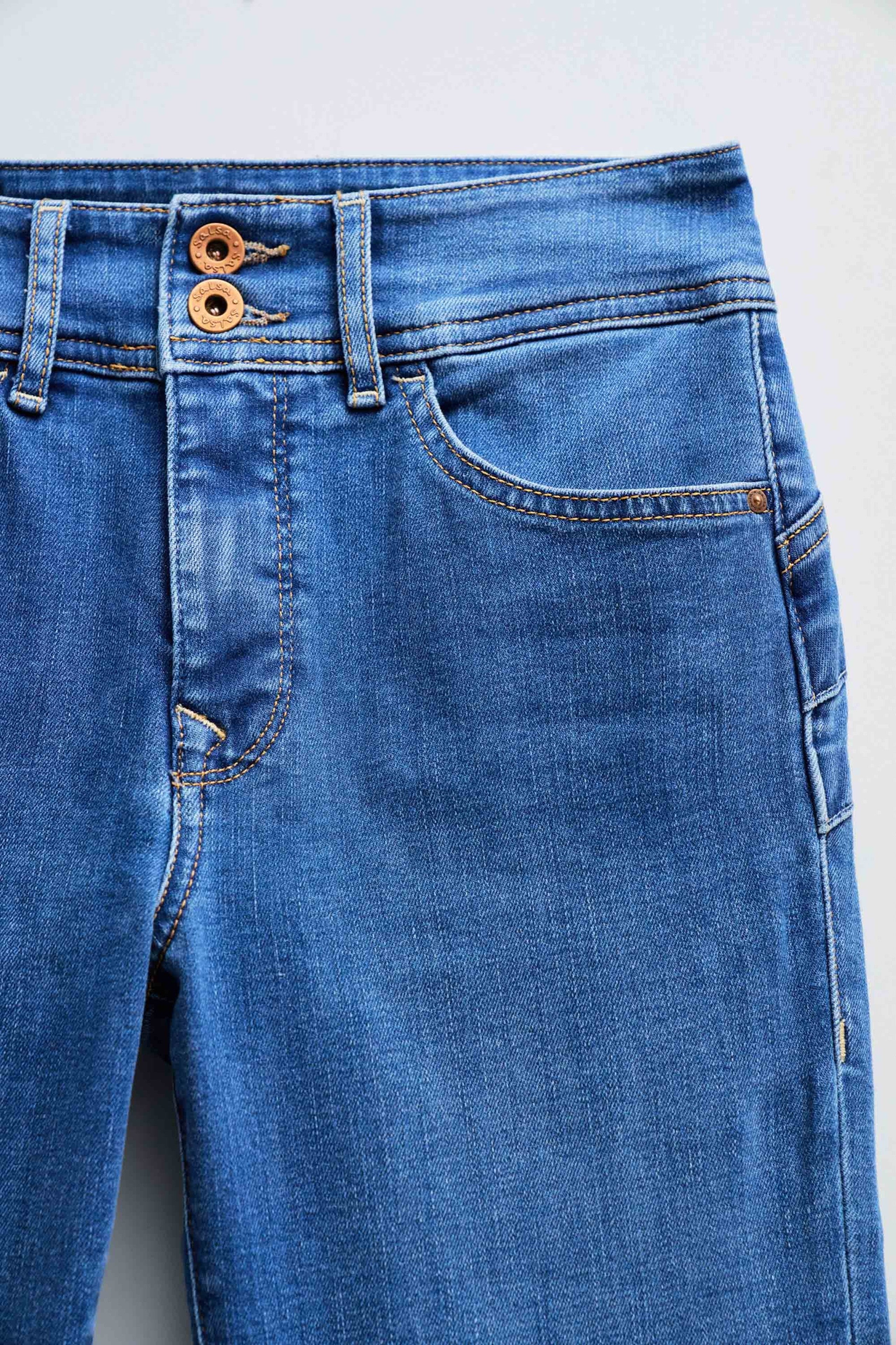 SALSA Secret Push In Jeans - Ocean Mist Blue - 21009760.852 von Salsa