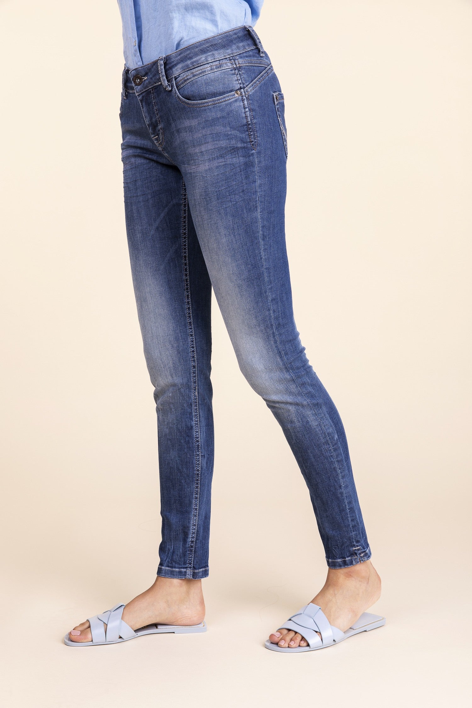 BLUE FIRE ALICIA Five Pocket - Stonewashed Harbor Blue - 1044.242