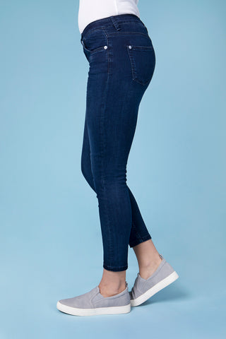 BLUE FIRE Chloe Skinny Jeans - Deep Twilight Indigo - 1046.462