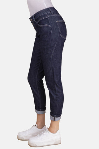 BLUE FIRE Gigi Slim Tapered Jeans - Deep Midnight Rinse - 1112.256