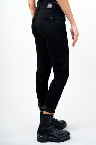 BLUE FIRE Gigi Slim Tapered Jeans - Deep Onyx Black - 1112.4140