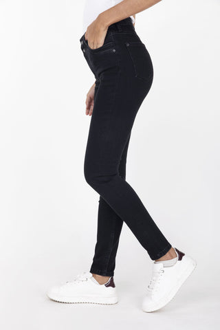 BLUE FIRE Lara Skinny-Jeans - Midnight Ember Black - 1136.3024