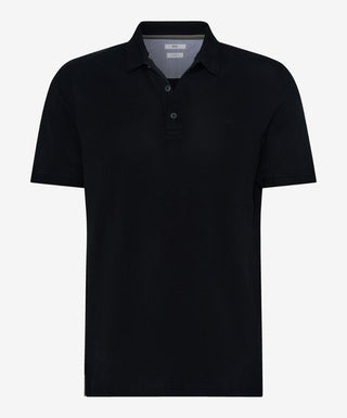 BRAX PETE U Poloshirt - Night Ink Black - 70418600 214508-02