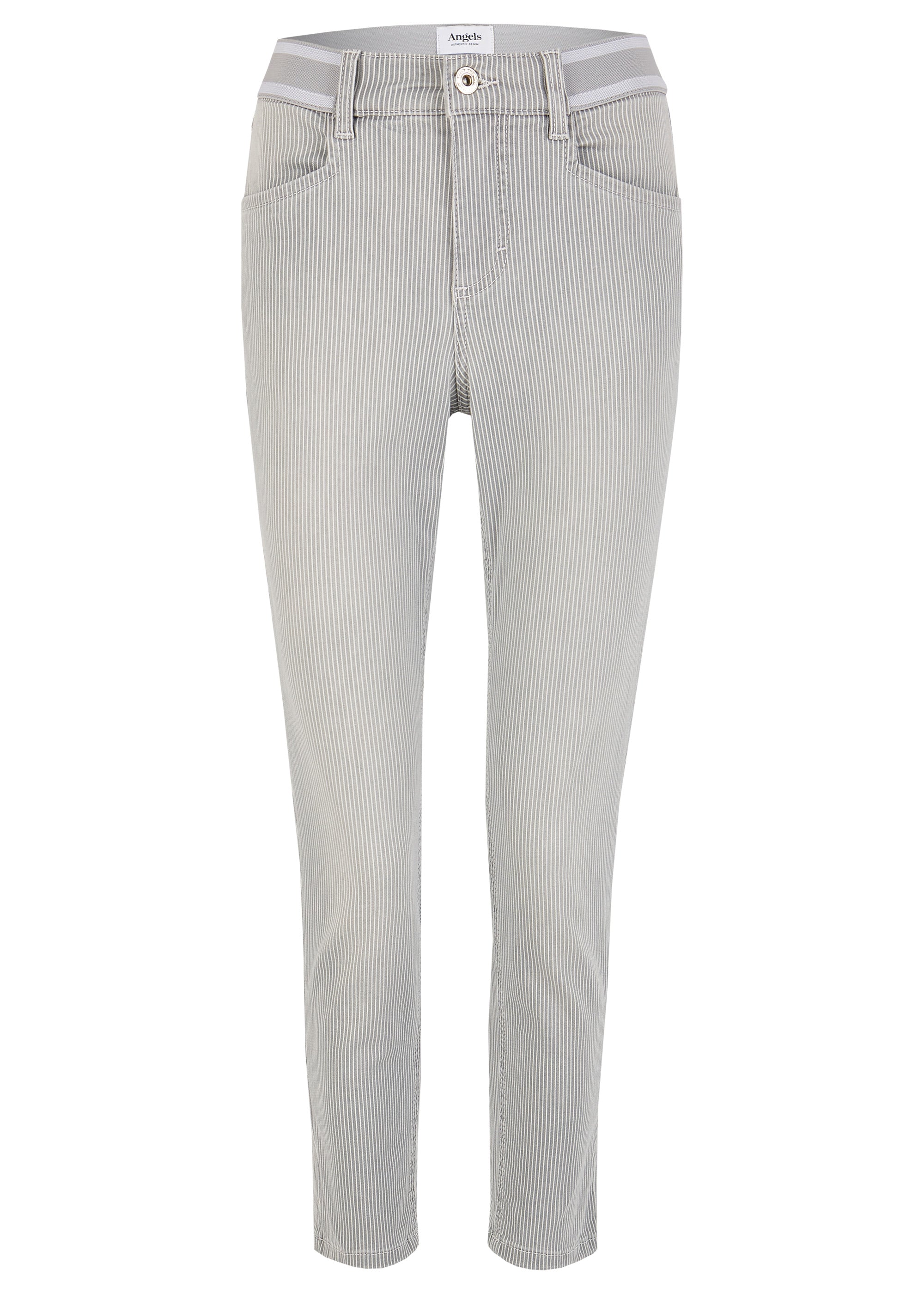 ANGELS JEANS Ornella Sporty Slim-Jeans - Silver Pinstripe - 232 688907.145