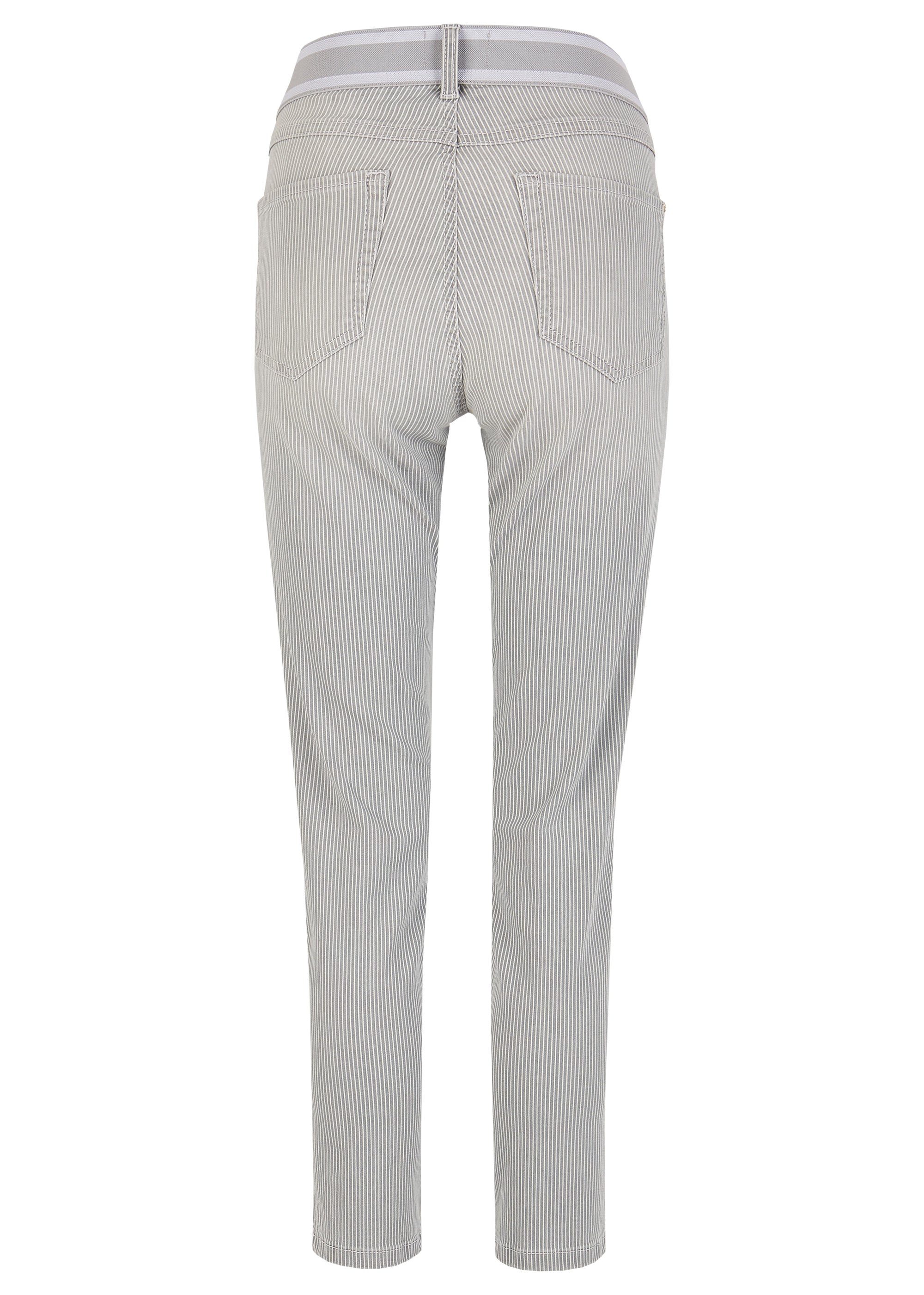 ANGELS JEANS Ornella Sporty Slim-Jeans - Silver Pinstripe - 232 688907.145