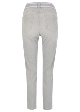 ANGELS JEANS Ornella Sporty Slim-Jeans - Silver Pinstripe - 232 688907.145