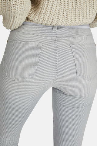 ANGELS JEANS Ornella Sporty Slim-Jeans - Silver Pinstripe - 232 688907.145