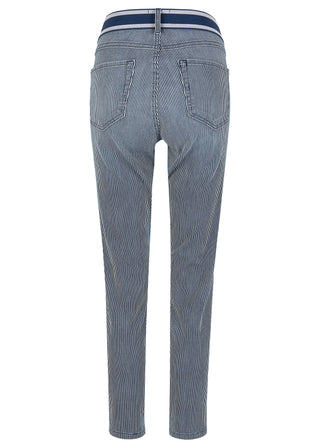 ANGELS JEANS Ornella Sporty 7/8-Jeans - Marine Stripe Blue - 232 688907.325
