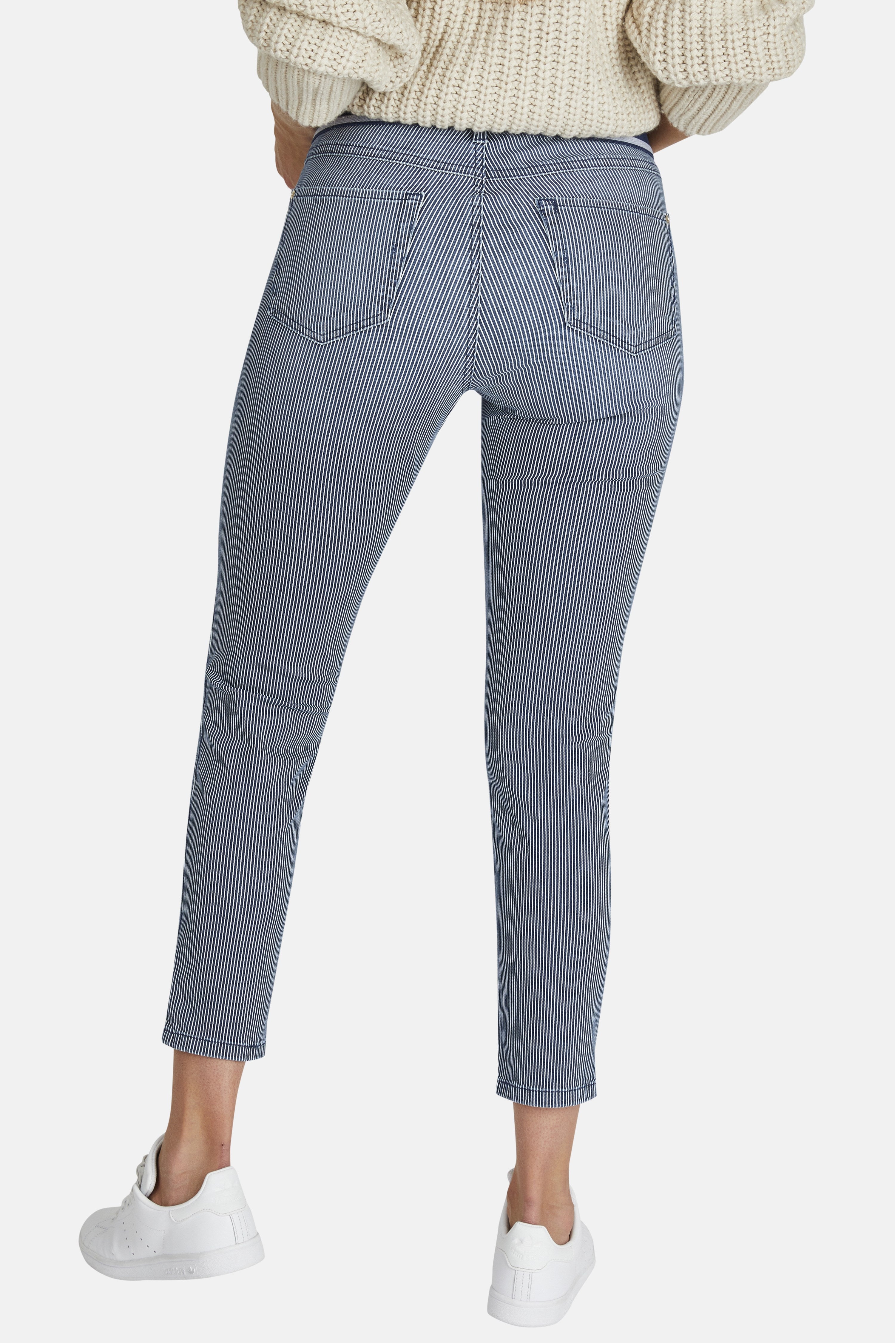 ANGELS JEANS Ornella Sporty 7/8-Jeans - Marine Stripe Blue - 232 688907.325 von Angels Jeans