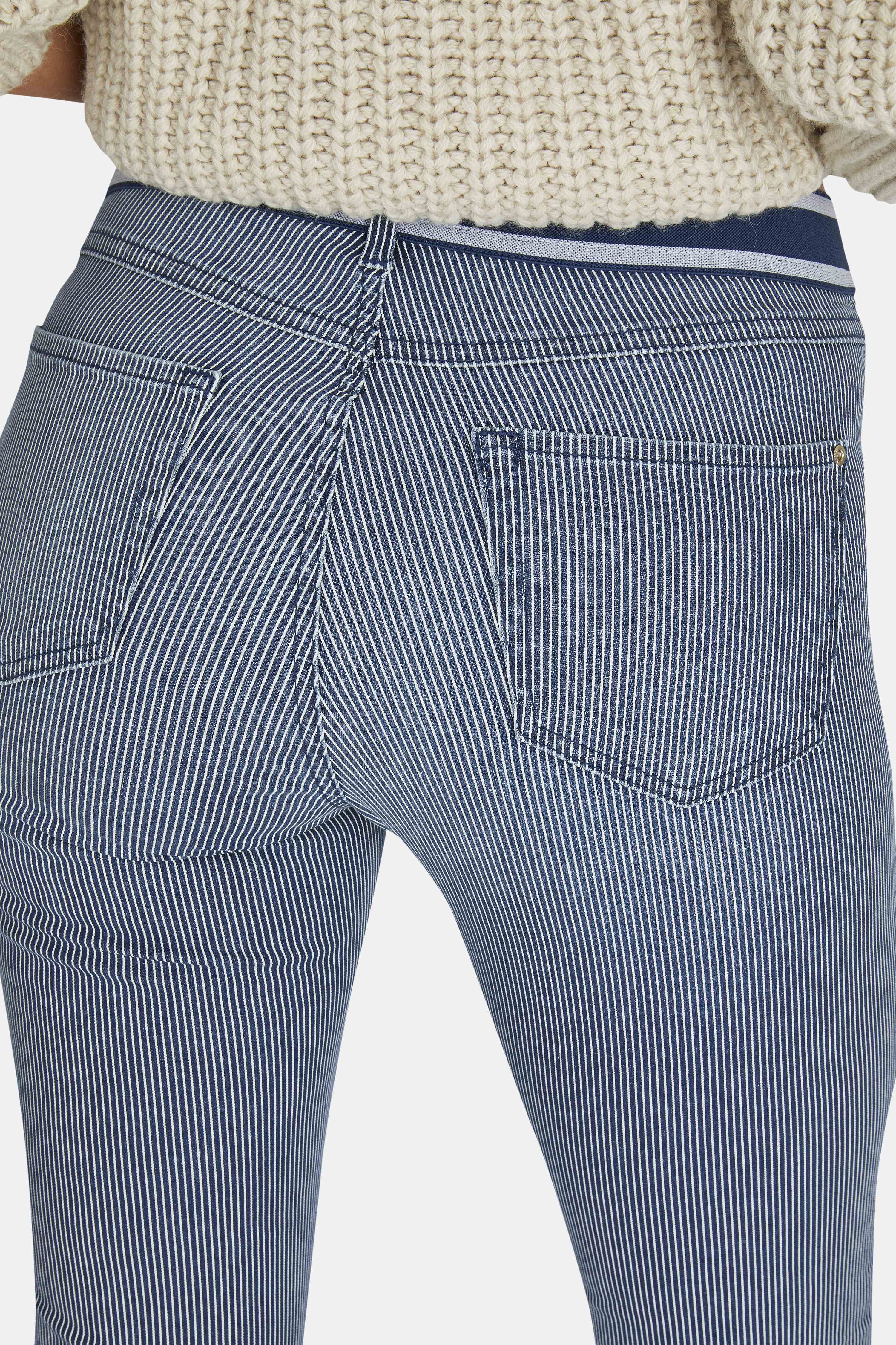 ANGELS JEANS Ornella Sporty 7/8-Jeans - Marine Stripe Blue - 232 688907.325 von Angels Jeans
