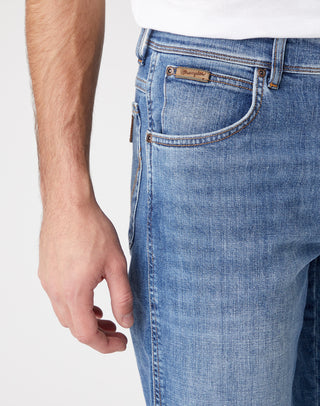 WRANGLER Texas Five Pocket - Washed Azure Denim - W1219237X