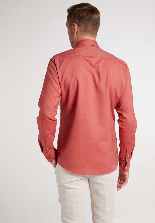 ETERNA SLIM FIT UPCYCLING SHIRT - Crimson Clay - 2370-57-MS74 von Eterna