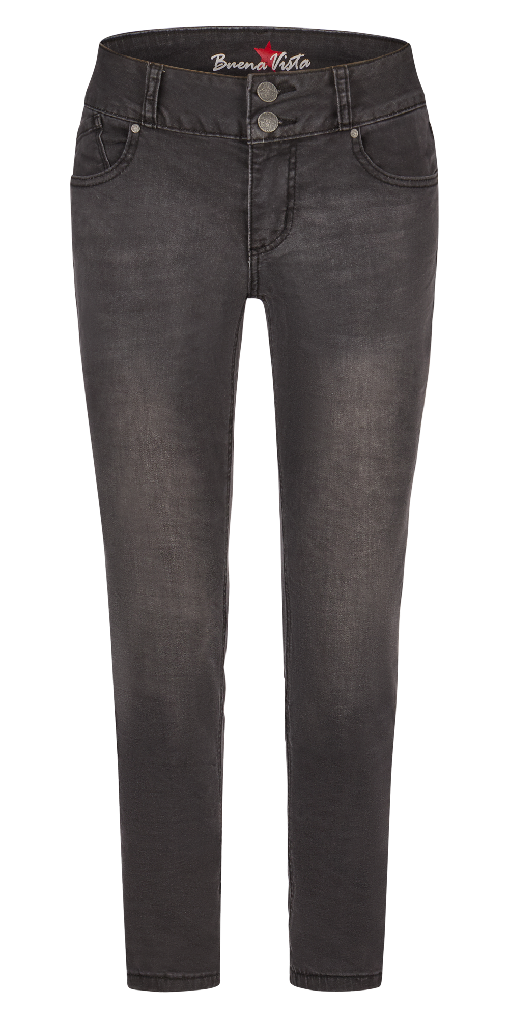 BUENA VISTA Tummyless Jeans - Velvet Shadow Black - 2408 B5658 601.5312