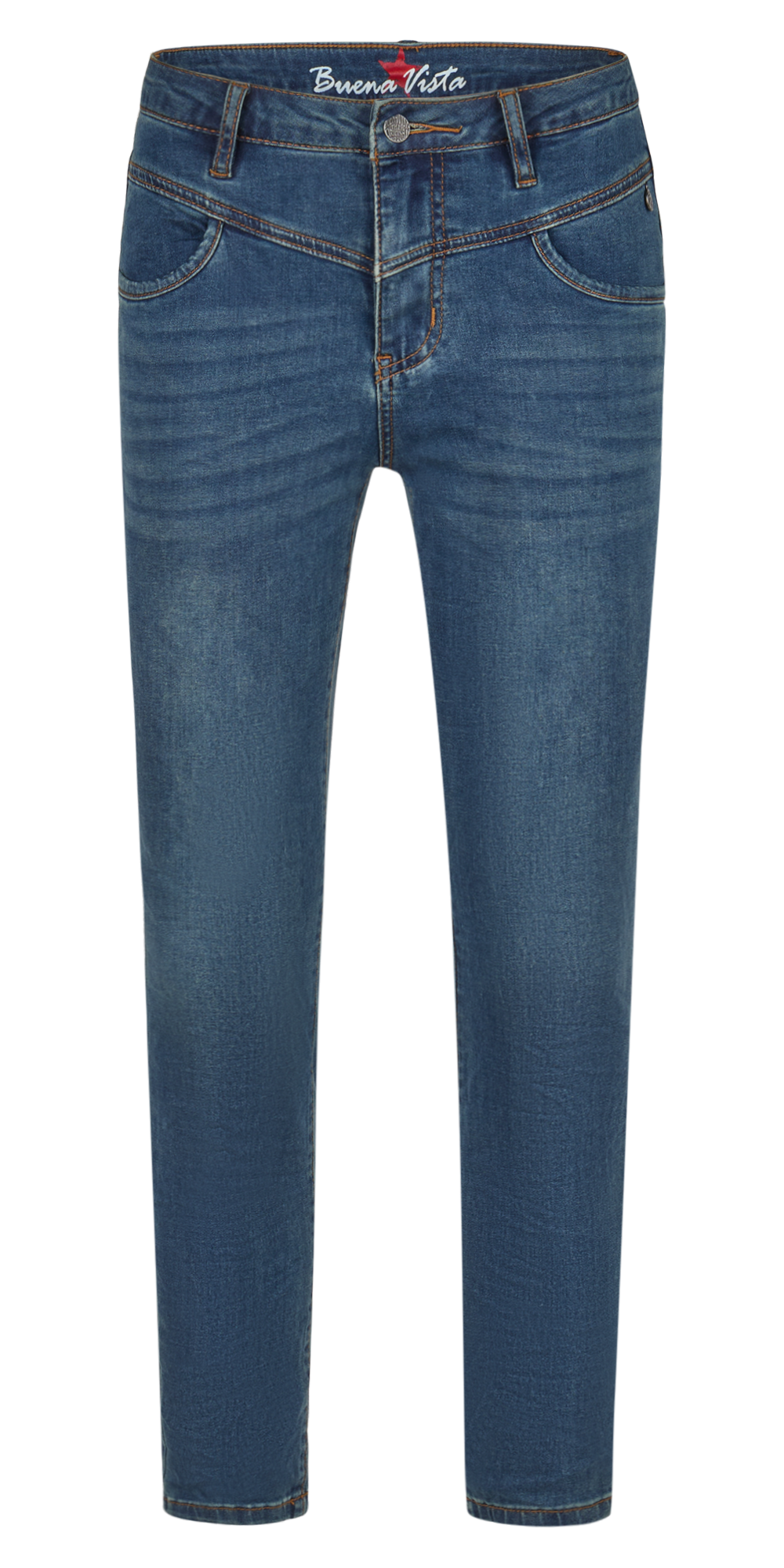 BUENA VISTA FLORIDA-B Damen Jeans - Coastal Storm Blue - 2408 B5768 102.4452