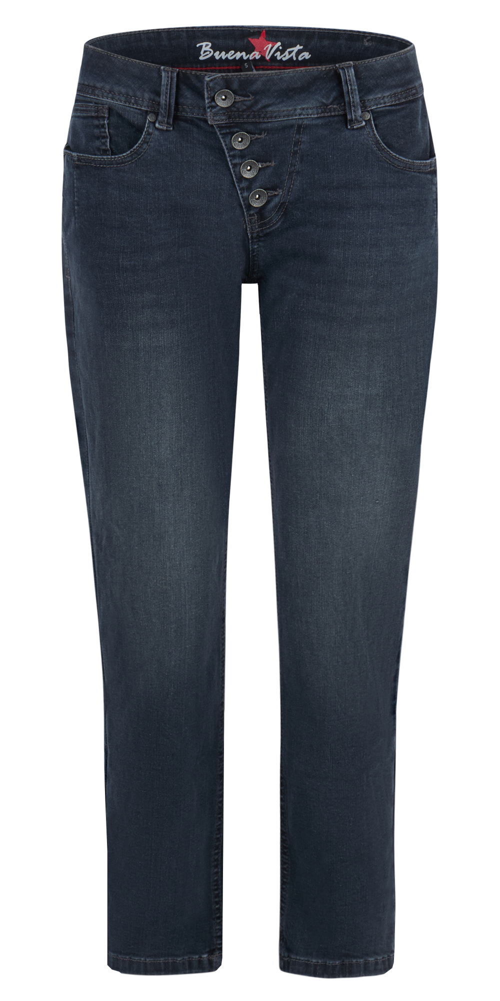 BUENA VISTA Malibu Straight 7/8 Jeans - Slate Granite Blue - 2410 B5447 313.4493