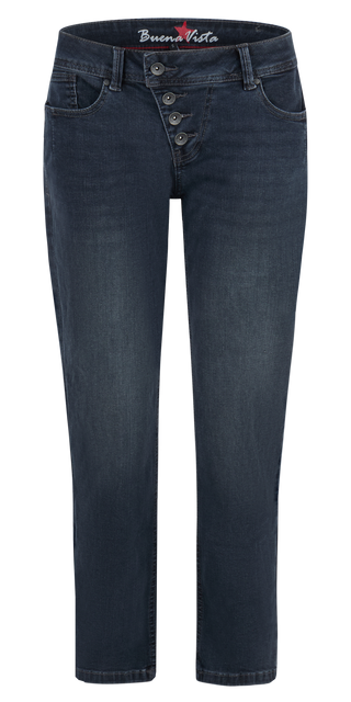 BUENA VISTA Malibu Straight 7/8 Jeans - Slate Granite Blue - 2410 B5447 313.4493