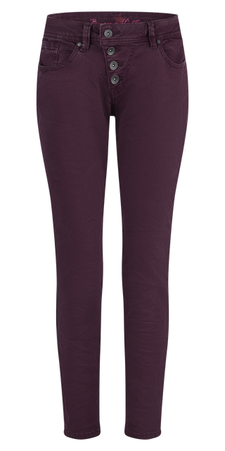 BUENA VISTA MALIBU Cropped Hose - Fig Noir Purple - 2410 B5826 4141.1347