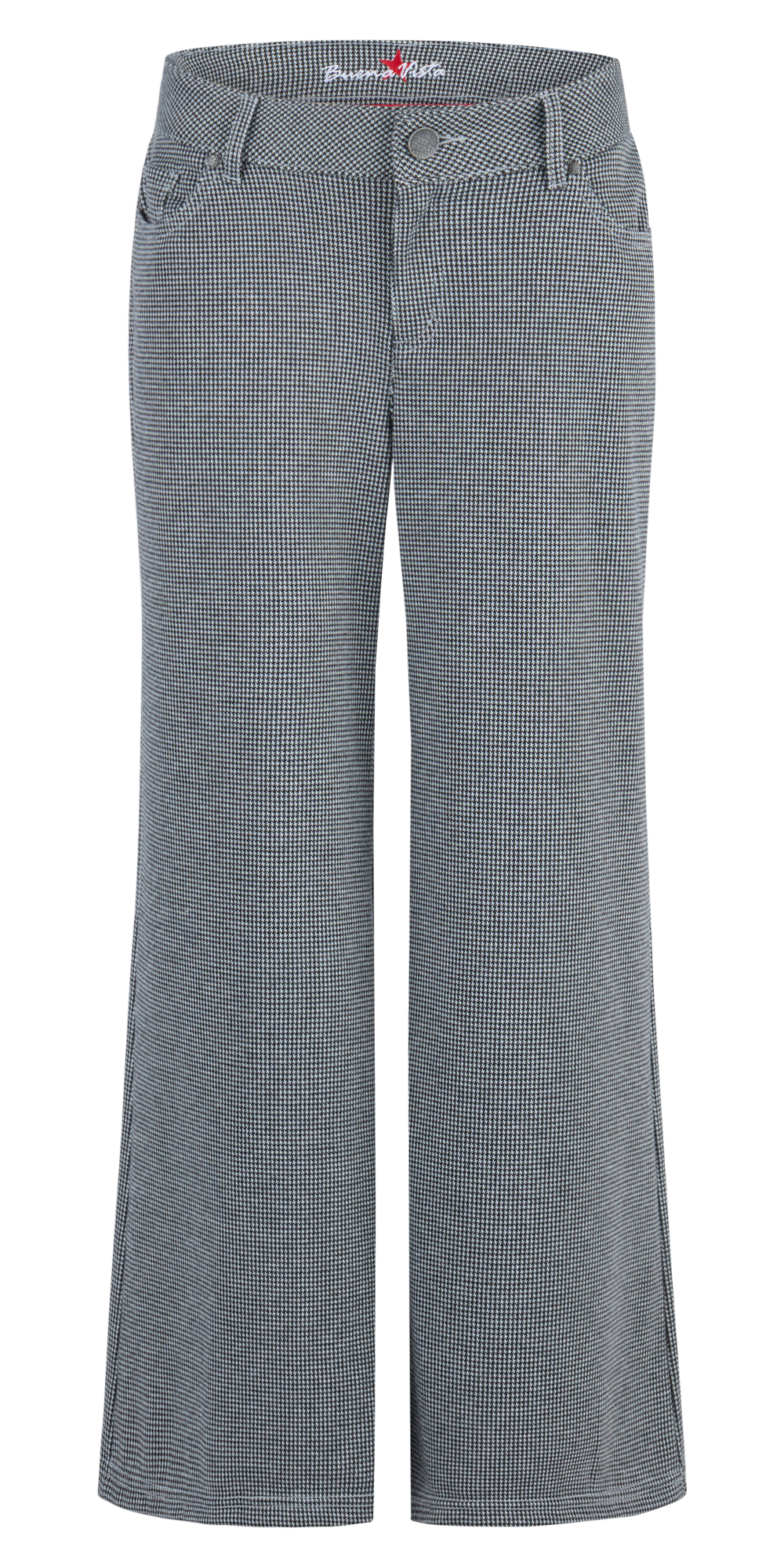 BUENA VISTA Italy Palazzo Stoffhose - Houndstooth Noir Pearl - 2410 B5865 9318.5280
