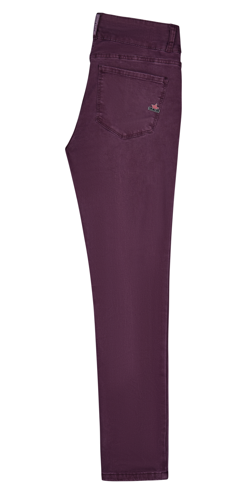 BUENA VISTA TUMMYLESS-Z Stretch Twill - Midnight Berry Plum - 2410 B5897 4141.1347