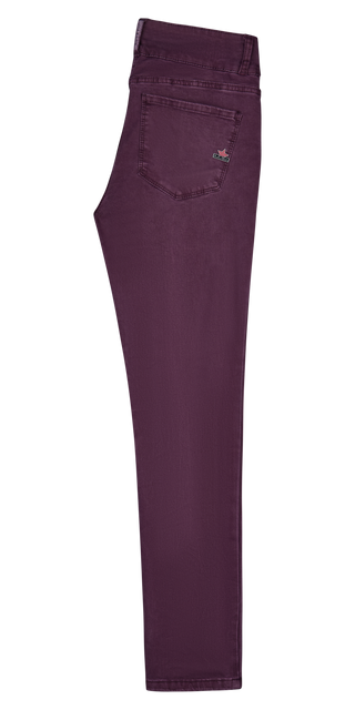 BUENA VISTA TUMMYLESS-Z Stretch Twill - Midnight Berry Plum - 2410 B5897 4141.1347