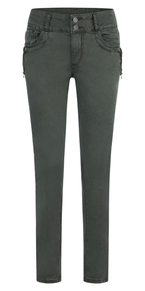 BUENA VISTA TUMMYLESS-Z Stretch Twill - Forest Teal - 2410 B5897 4141.2965