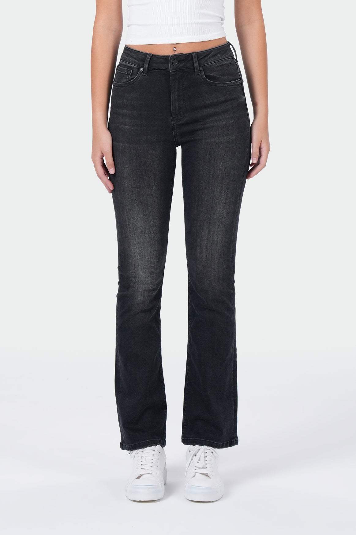 MOD JEANS SINA Bootcut - Shadow Ink Black - HW25-SINA BOOTCUT.24282