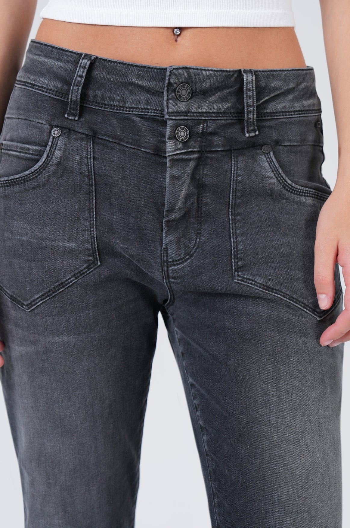 MOD JEANS Peggy Jeans - Charcoal Drift - HW25-PEGGY.24295 von MOD Jeans